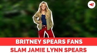 Britney Spears Fans Slam Jamie Lynn Spears Over British Reality TV Debut [upl. by Sapers]