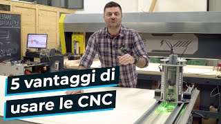 5 vantaggi di utilizzare una CNC per lavorare il legno Aumenta e diversifica la produzione [upl. by Shult]