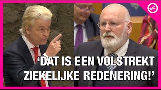 Geert Wilders SLOOPT COMPLOTTHEORIE van jijbakkende Frans Timmermans [upl. by Aduh]