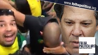 Apoiadores de Bolsonaro mandam recado para Haddad ao encontrarem petista em metrô [upl. by Ssepmet]