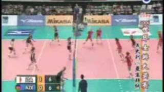 AZERBAIJAN ITALY VOLLEYBALL 2006 FIVB WORLD GRAND PRIX PART2 [upl. by Yrreb]