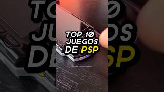 TOP 10 JUEGOS de PSP 🏆👌 psp topgaming gaming playstation [upl. by Akcirahs]