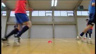 How to master your first touch  Part Three  Soccer drill [upl. by Ahsirtap]