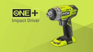 Ryobi ONE 18V Cordless Impact Driver Introduction RID1801M [upl. by Trygve]