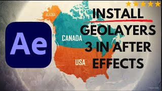 ✅ How to INSTALL GEOLAYERS 3 IN AFTER EFFECTS  FULL GUIDE 🚀✨😱✅ [upl. by Montano]