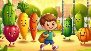 Veggies Power Up  A Healthy Kids Song  Creative Kids Corner [upl. by Nalyac]