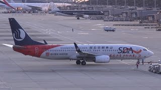 Shandong Airlines DEEJ Livery Boeing 737800 B1983 Takeoff from KIX 06R [upl. by Ahsienroc]