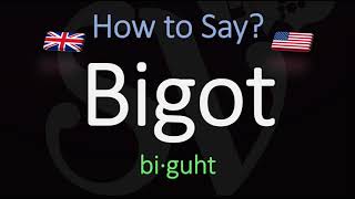 How to Pronounce Bigot CORRECTLY Meaning amp Pronunciation [upl. by Jack]