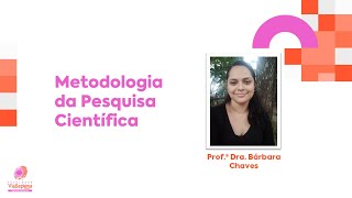 Aula 02  Encontro Virtual da Disciplina de Metodologia da Pesquisa Científica  20242 [upl. by Linc]