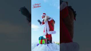 See the result after 40 days200hr 🤪of needling the felt Santa Claus status 🎄😁 ✅ diy christmas [upl. by Aonian]