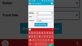 How to know the train live running status using INDIAN RAIL INFO app [upl. by Marni]
