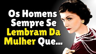 As Melhores Frases De Coco Chanel  Frases Lindas Que irão Te Encantar [upl. by Qirat]