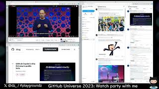 GitHub Universe 2023 Opening keynote Watch Party🎉 [upl. by Nosimaj869]