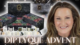 DIPTYQUE ADVENT CALENDAR 2022  UNBOXING  CAROUSEL BAIES CANDLE  Luxury Candles [upl. by Nidroj]