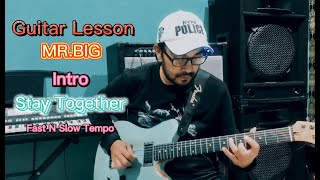 MRBIG  Stay Together Guitar Intro Tutorial Dengan Tempo Cepat Dan Lambat Disertai Backsound [upl. by Crespi]