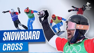 🏂 Incredible snowboard cross races at Beijing2022 [upl. by Dorree]