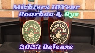 Michters 10Yr Bourbon amp Rye 2023 Review [upl. by Ethbinium219]