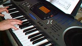 Unbirthday Song on Casio ctk 671 keyboard [upl. by Wickman]