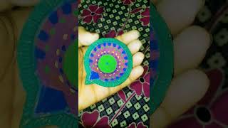 Diya painting 🎨🖌️diyaart diwalilifestyle diwalirangoli Diwali [upl. by Fleur]