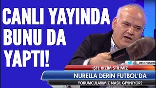 Ahmet Çakar canlı yayında ayakkabısını çıkardı fırçayı bastı [upl. by Bigner]