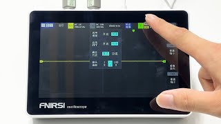 FNIRSI1013D digital mini oscilloscope dualchannel 100M bandwidth 1GS sampling rate [upl. by Sihonn]