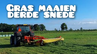 Grasmaaien derde snede  Boer Gerrit vlogt [upl. by Gnaoh]