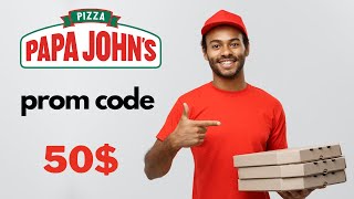 papa johns pizza coupon code I papa johns pizza promo code today [upl. by Dudden471]