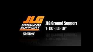 JLG 1500SJ How to Stow the Jib [upl. by Aneral]