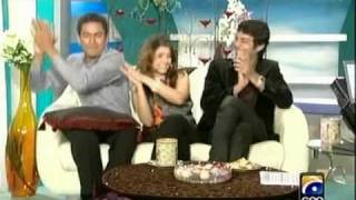 Faisal shah in Nadia khan show part 8 [upl. by Michel54]