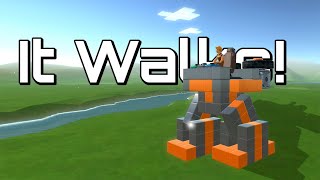 I made a Working Bipedal Walker  Evertech sandbox tutorial [upl. by Anitnahs]