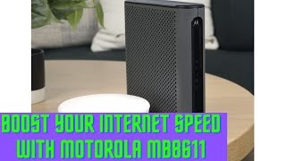 Motorola MB8611 Cable Modem Review  Unleash Blazing Fast Internet [upl. by Eustatius]