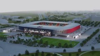 lanostraCasa il nuovo stadio del Cagliari Calcio [upl. by Aeriell]