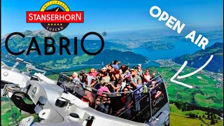 Stanserhorn CabriO🇨🇭The Coolest Cable Car in Switzerland  Travel Guide 4K [upl. by Ehsiom]