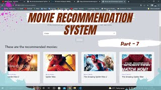 Deploy machine learning project using flask  Movie Recommender system  Deploy ML project  ML [upl. by Marquita447]