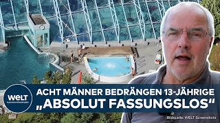 AGRIPPABAD KÖLN Missbrauchsvorwurf Acht Männer bedrängen 13Jährige im Schwimmbad [upl. by Lockwood]