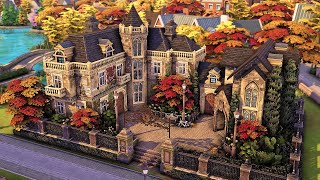 Autumnal Edinburgh Apartments  The Sims 4 Speed Build [upl. by Hanah]