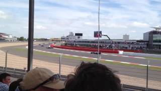 British Grand Prix 2013 Silverstone view from Woodcote A Seat D114 [upl. by Ku735]