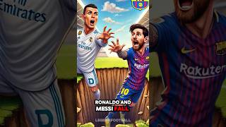 Ronaldo and Messi’s Roman Adventure Battle with a Lion ronaldo football messi [upl. by Rahas]