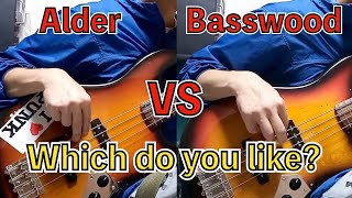 Alder vs Basswood Sound Difference between Alder and Basswood [upl. by Eiraminot690]