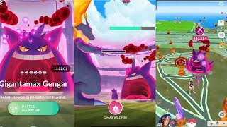 How to defeat the New gigantamax GengarpokemonpokemongogigantamaxgengarpOkegIrLyt [upl. by Gisele]