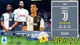 FIFA 20 PATCH  FULL LICENSED PATCH JUVENTUS BadgeLogoBanner And More [upl. by Naima338]