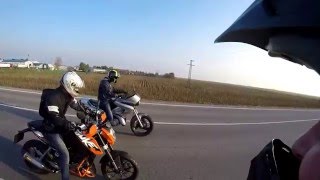 KTM duke 125 vs Yamaha TDR 125 [upl. by Grace]