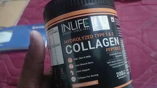 INLIFE Hydrolyzed Type 1 amp 3 Collagen Peptides Powder Review [upl. by Millburn]