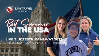 Work and Travel USA  Rozmowa z uczestnikami WAT 2023  Oferta pracy ratownik na basenach [upl. by Biancha]