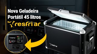 Geladeira Portátil 45 Litros Quadrivolt  Resfriar [upl. by Ariela892]