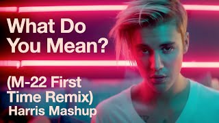 What Do You Mean M22 First Time Remix Justin Bieber Harris Mashup [upl. by Learsi965]