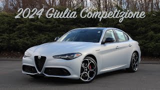 2024 Alfa Romeo Giulia Competizione  Features amp POV Test Drive Review [upl. by Hulen]