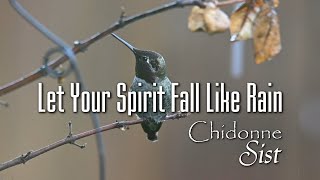 Chidonne Sist  Let Your Spirit Fall Like Rain  Gospel Music Video [upl. by Tuck]