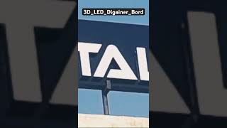 3D LED DIGAINER BORD LIGHT BORD shortviral viralvideos [upl. by Ike141]