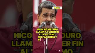 NICOLÁS MADURO LLAMA A PONER FIN AL “FASCISMO NEOFASCISMO Y SIONISMO” EN EL MUNDO [upl. by Desiri]